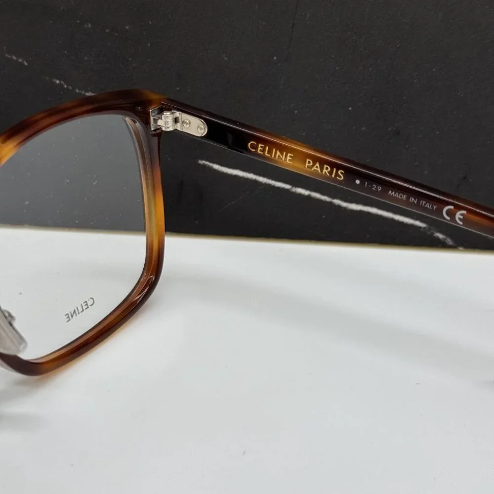 NEW CL50027J 056 CELINE EYEGLASSES LIGHT HAVANA UNISEX EYEWEAR CELINE CL 50027J